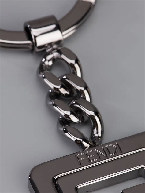 fendi key ring silver